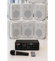 Lastvoice Soft Paket-4 Hoparlör Anfi Mikrofon Mağaza Ses Sistemi