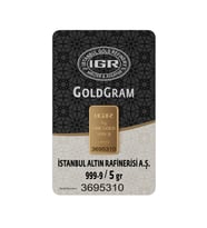 5 gr 999.9 IAR Gram Külçe Altın