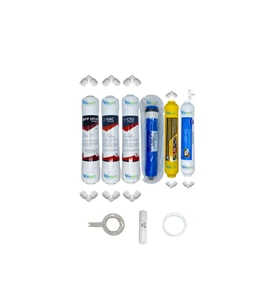 PWS Kapalı Kasa Su Arıtma Cihazlarına  Ecomax   6li Reverse Osmosis mebran Mineral+tatlandırıcı