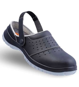 Mekap Slipper 210-03 S1 Siyah Sandalet Çelik Burun Jeriko Taban