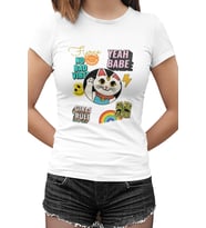 Yeah Babe Beyaz Kadın Tshirt