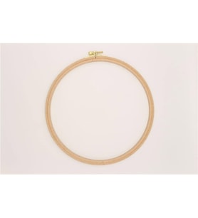 Nurge Ahşap Vidalı Nakış Kasnak No:6 - 8 mm Açık Kahverengi