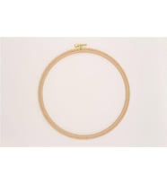 Nurge Ahşap Vidalı Nakış Kasnak No:6 - 8 mm Açık Kahverengi