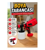 800 ml Hazneli 21V Şarjlı Boya Püskürtme Tabancası 3 Modlu Ayarlanabilir Sprey
