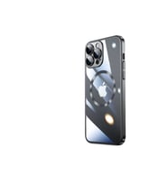 Apple iPhone 14 Pro Max Uyumlu Kılıf Wireless Şarj Özellikli Sert PC Zore Riksos M-safe Kapak (Siyah)