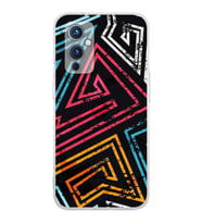 PrintiFy OnePlus 9 Uyumlu Kamera Korumalı Eskitme Tasarımlı Şeffaf Silikon Kılıf