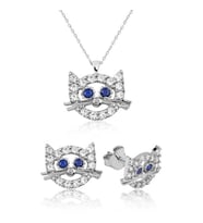 Gümüş Kedi Çocuk Set