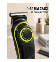Mey İthalat® 5'i 1 Arada Erkek Tıraş Makinesi Hassas Kesim Sıfır Tıraş ve Sakal Bakım Seti