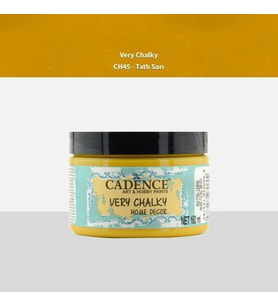 Cadence Very Chalky Home Decor Mobilya Boyası 150 ml. CH-45 TATLI SARI 