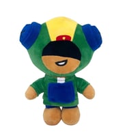 Schulzz Brawl Stars Leon Karakteri HQ Versiyon 21 CM İthal Peluş Oyuncak (Yeşil)