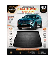 Alberto Rossi Renault Boreal 2026+ 4d ( ALT KISIM ) Araca Özel Bagaj Havuzu