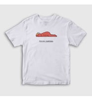 Presmono Unisex Çocuk Beyaz Feeling Elmotional T-Shirt 288168tt