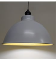 MYLİGHTS  BEYAZ İÇİ ALTIN METAL SARKIT AVİZE RUSTİK TEKLİ (Siyah)