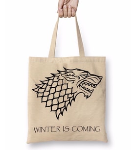 Casa Stark GOT Winter is Coming Bez Çanta Uzun Saplı
