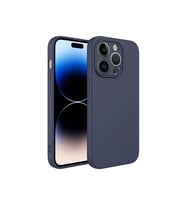Apple iPhone 14 Pro Uyumlu Kılıf Zore Kamera Korumalı Mara Lansman Kapak (Lacivert)