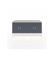 Kronos Konsol 6 Raflı 3 Çekmeceli 4 Kapaklı 176x59x99 Aytaşı-Antrasit/Aytaşı