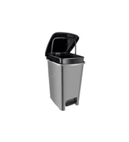Omnipazar SRL-3028 Slim Pedallı İç Kovalı Plastik Çöp Kovası 15 Litre