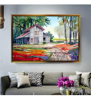 Altın Çerçeveli dekoratif tablo a1113 (Gold)