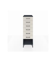 Kronos Dolap 6 Çekmeceli 44x59x134 Antrasit-Aytaşı