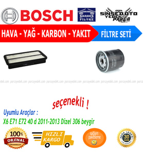 Bosch Filtre Bakım Seti Toyota RAV4 I 2.0 Benzin 1996-1999 Hava + Yağ filtre