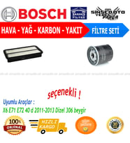 Bosch Filtre Bakım Seti Toyota RAV4 I 2.0 Benzin 1996-1999 Hava + Yağ filtre