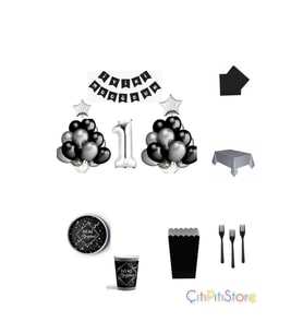 1 Yaş Gold Gümüş Şık Doğum Günü 8 Kişilik Set