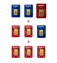Nadir Gold 24 Ayar 17,5 Gram Altın (1 Ad 5 Gram Altın + 3 Ad 2,5 Gram Altın + 5 Ad 1 Gram Altın )