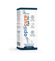 Opticure Opti Fe+ Kedi ve Köpek Sıvı Demir, Bakır ve Folik Asit Desteği 50ml