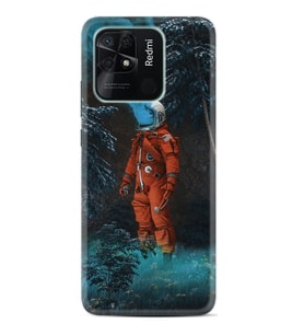Xiaomi Redmi Note 7 8 9 Pro 10 2022 10 Pro 10S Kılıf Desenli Silikon Astronot Smoke 1769