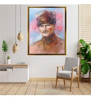 ÇERÇEVELİ ATATÜRK TABLO S446