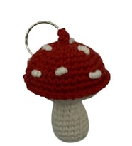 Maskot Mantar Amigurumi Organik Anahtarlık Oyuncak