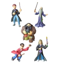 Gerçekçi Detaylarıyla Harry Potter Figürleri 5'li: Efsanevi Karakterleri Masanıza Getirin (Çok Renkli)