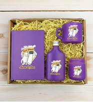BK Gift Kişiye Özel İsimli DTF Best Friend Temalı Mor Defter & Kahve Fincanı & Kolonya & Mum Hediye Seti-4, Arkadaşa Hediye, Doğum Günü Hediyesi