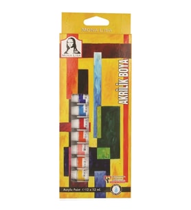 SÜDOR AKRİLİK BOYA TÜP 12'Lİ TAKIM 12 ML. SD125