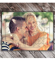Kişiye Özel A4 Puzzle 48 Parça – I Love You Tasarımlı Fotoğraflı Hediye