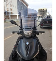 MOTOCAM Piaggio Beverly 400 Ön Cam 2021-2026 Model 44cm Füme Renkli 4mm