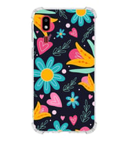 PrintiFy Samsung Galaxy A2 Core Uyumlu Retro Color 1 Baskılı Şeffaf Köşe Korumalı Antişok Kılıf