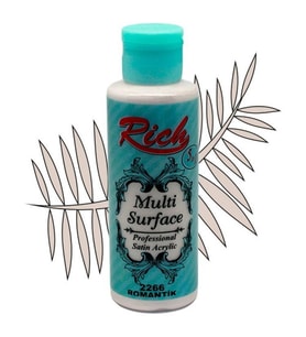 Rich Multi Surface Her Yüzey İçin Akrilik Boya 120 cc. 2266 ROMANTİK 