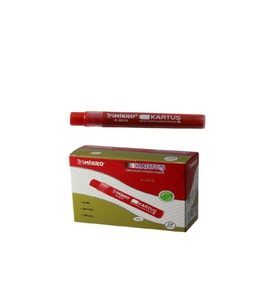 Mikro Beyaz Tahta Kalemi Kartuşu Kırmızı 24 Lü Paket