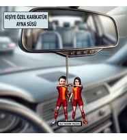 Kişiye Özel Taraftar Karikatür Ayna Süsü – Taraftar Hediyesi