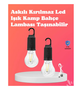 Mey İthalat® C Tipi Şarjlı Asılabilir Kamp Feneri