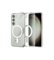 Samsung Galaxy S23 Plus Kılıf Magneticsafe Şeffaf Silikon - Şeffaf