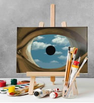 Sayılarla Boyama Seti - Rene Magritte - The False Mirror