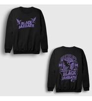 Presmono Unisex Siyah Lord Of This World Black Sabbath Sırt Baskılı Sweatshirt 517191tt