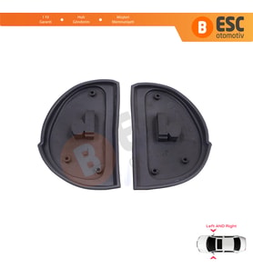 Mercedes W210 W140 W202 S202 SL R129 Makyajlı Kasa İçin Sağ Sol Yan Dikiz Aynası Kauçuk Contası