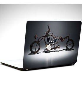 Motosiklet Laptop Sticker 17 inch (39X27CM)