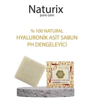 Natural Hyaluronik Asit Sabunu Dengeleyici Kırışıklık Karşıtı Arındırıcı 125 Gr