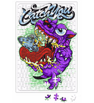 Monster Grafitti Puzzle 240 Parça Yapboz