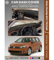 VOLKSWAGEN GOLF 6 (2008-2012) Torpido Örtüsü Ön Göğüs Koruma Tam Uyum UV Koruma
