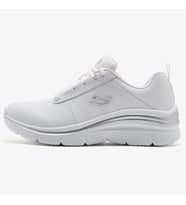 Skechers Fashion Fit-Effortless Memory Foam Leather Sneaker White Hafızalı Taban Hakiki Deri Kadın Günlük Spor Ayakkabı Beyaz